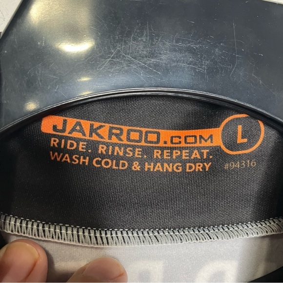 Jakroo road riders full zip cycling jersey size large - Picture 3 of 6